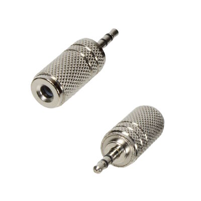 Klinke Adapter 3polig Stecker 2,5mm zu Klinkenkupplung 3,5mm Stereo Audio 1stück