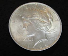 AU 1922 Silver Peace Dollar Coin, 90% Silver
