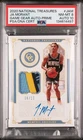 2020 NATIONAL TREASURES GAME GEAR AUTO PRIME #JAM JA MORANT 6/10 PSA 8 AUTO 10