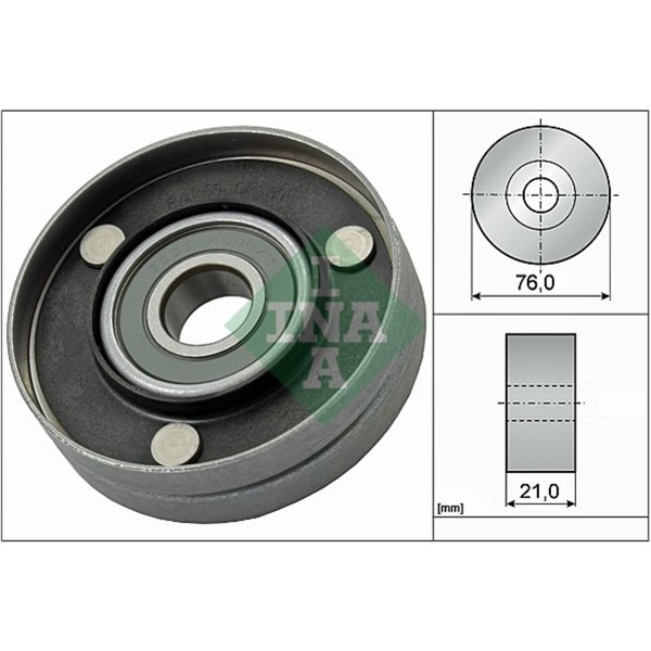 Umlenk-/FüHrungsrolle, Keilrippenriemen Schaeffler INA 532 0567 10-image