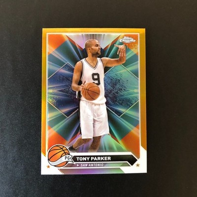 2023-24 Topps Full Court - Full Court Press Tony Parker #FCP25 Relic /499 (MEM)