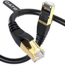 Cat8 Ethernet Cable, Outdoor Indoor, 10FT Heavy Duty Weatherproof 26AWG Cat8 ...