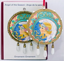 Angel of the Season NEW Carlton Cards Art Nouveau Art Deco Style Ornament NOEL 