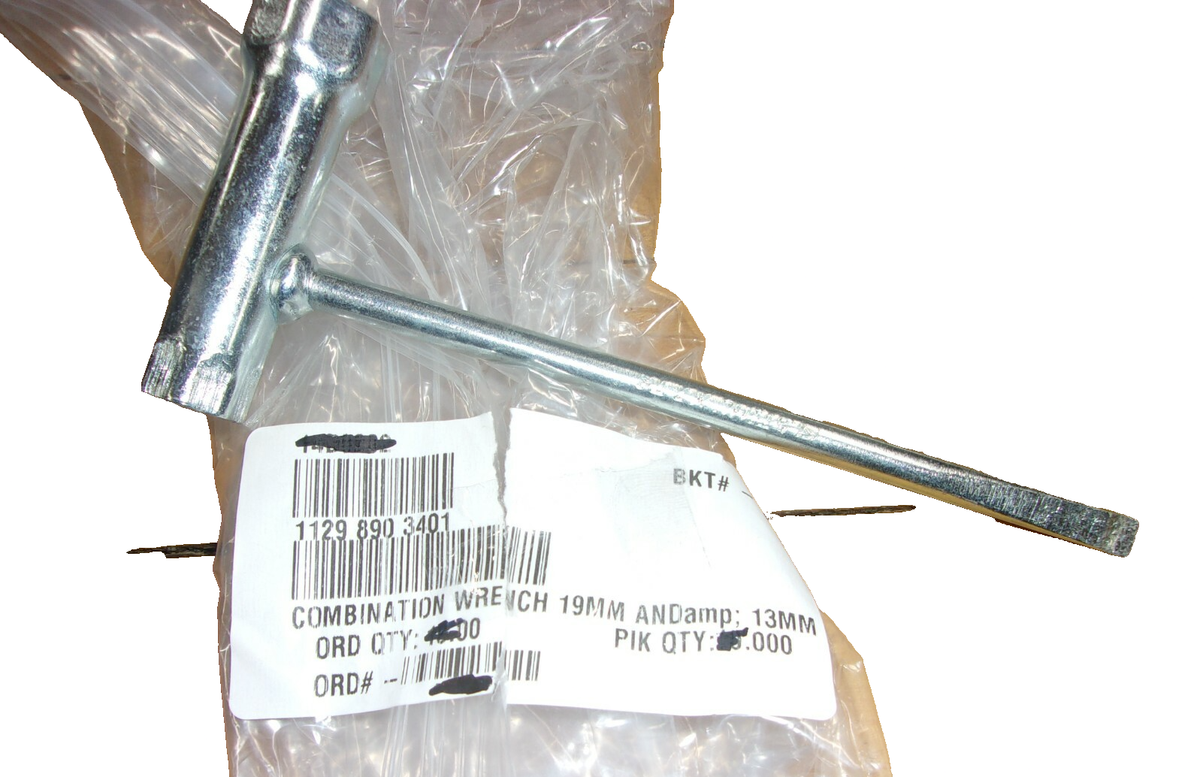 Stihl Spark Plug Wrench Screw Driver Combo OEM 19mm 13mm 1129-890