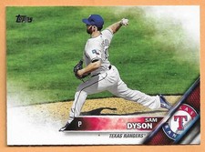 SAM DYSON TEXAS RANGERS #US248 - TOPPS UPDATE NM-MT 2016
