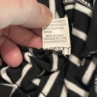 Shein Women's  Romper Shorts Sleeveless Shoulder Ties Black White Strips Size L — photo 7