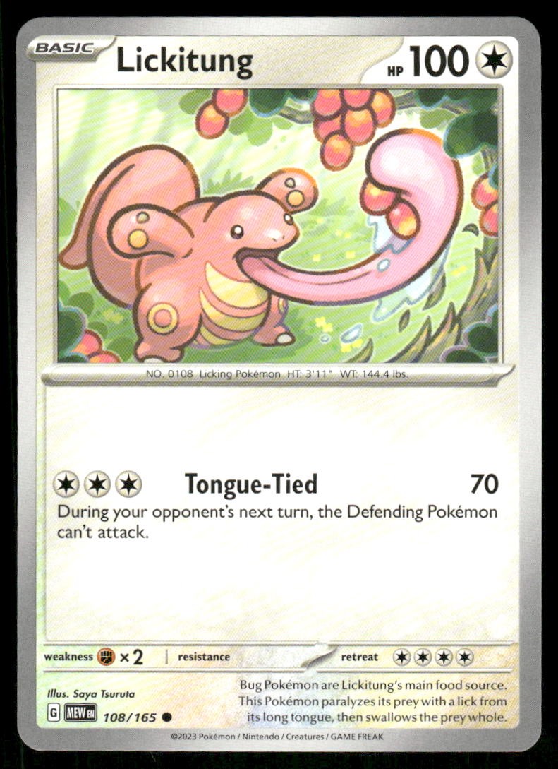 Lickitung 108/165 - 151 - Common NM