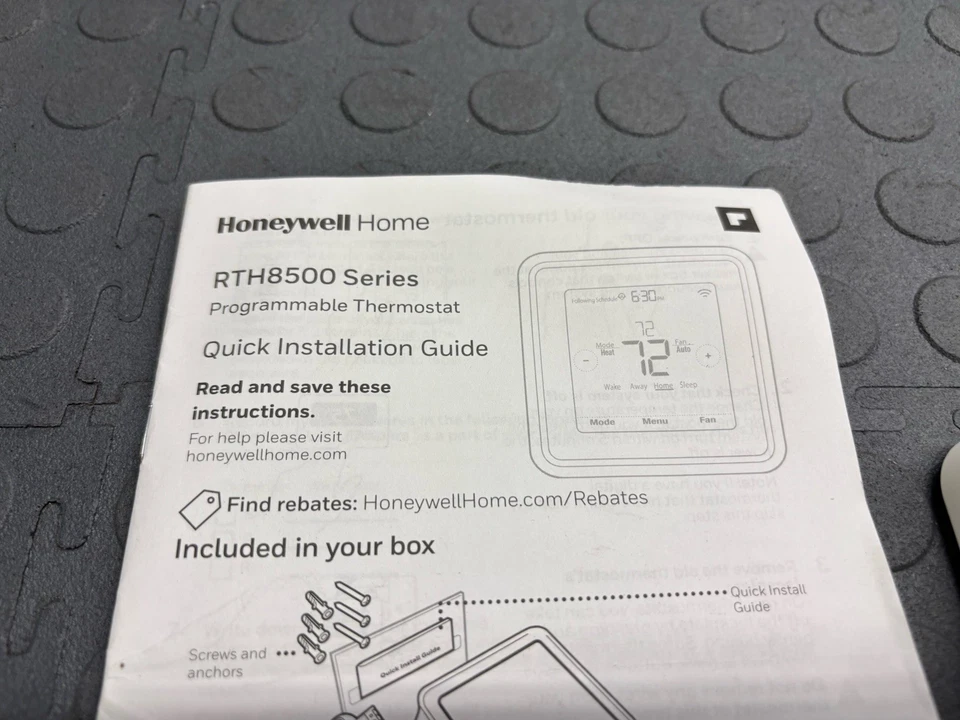 Honeywell Thermostat RTH8500D Touchscreen 7 Day Programmable New No Box - Image 3 of 4