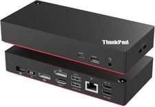 Lenovo ThinkPad USB-C Dock 40AY 90W PSU HDMI DP 4K Triple Display Dock