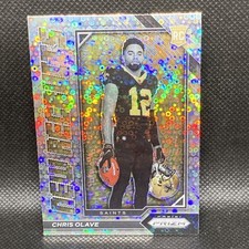 2022 Prizm - Chris Olave  New Recruits No Huddle Disco Prizm #NR-6 Saints (RC)
