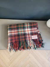 Couverture plaid Jaeger 100 % laine motif tartan