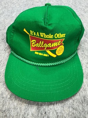 It's A Whole Other Ballgame Yupoong Hat Men's Snapback Green  Vintage