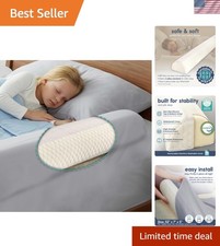 1-Pack Toddler Bed Rail Bumper, Bed Bumper for Toddlers, Kids Foam Safety Be...