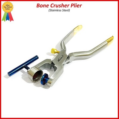 Dental Bone Mill Crusher Morselizer Plier Titanium Head Plate Implant Bone Graft