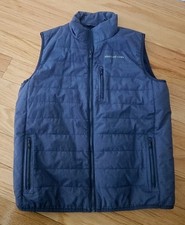 Vineyard Vines Vest NEW Boys XL Blue Puffer Quilted Outdoors Hiking Logo Youth
