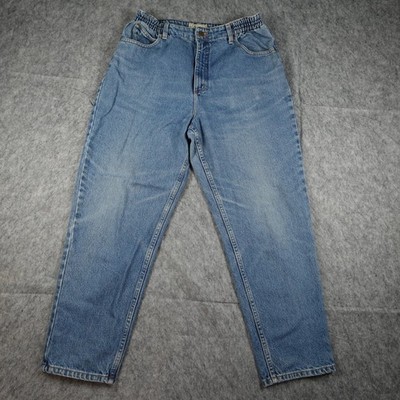 LL Bean Jeans Womens 14 Petite Blue Double L Comfort Original Fit Relaxed Denim