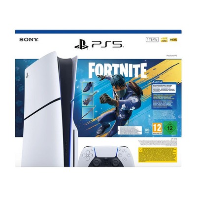 Konsole Sony Playstation 5 PS5 Slim Standard Disk 1TB + Fortnite Flowering Chaos