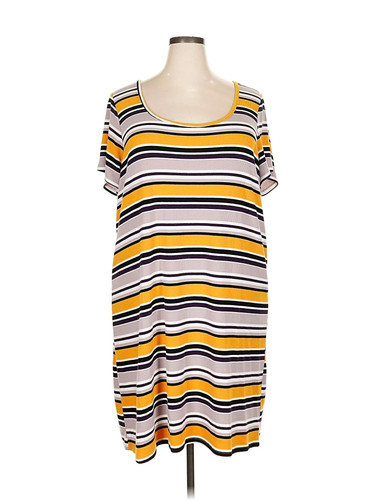 Torrid Women Yellow Casual Dress 3X Plus