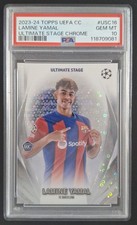 2023-24 Topps UEFA LAMINE YAMAL RC Ref. Ultimate Stage Chrome #USC-16 PSA 10