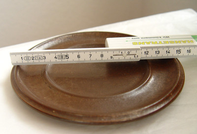 °°° ARABIA IITTALA SERVICE RUSKA 1 UNTERTELLER FÜR ?? D=15,2 CM SPIEGEL D=8,4 °°