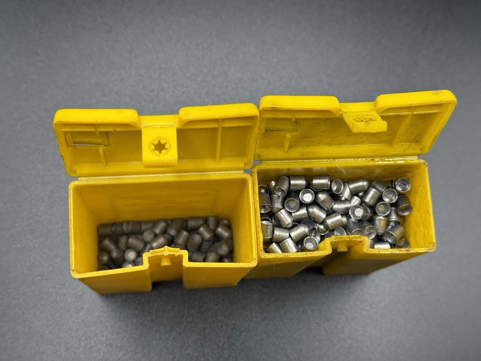 Vintage Lot of 2 Sheridan 5mm/.20cal Air Gun Pellets Racine WI One Full / 1 20% - Image 2 of 2