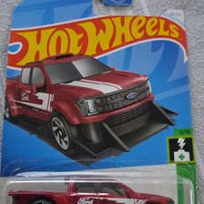 Hot Wheels Hw Green Speed Ford F-150 Lightning Custom 164 Redwhite Diecast