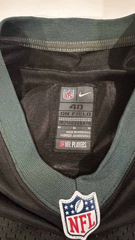 Camiseta negra para adultos Nike On Field Philadelphia Eagles LeSean McCoy # 25 talla 40 Foto 2 de 4