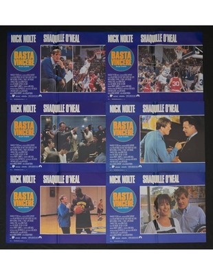 fotobuste BASTA VINCERE nick nolte shaquille o'neal college basket nba F171