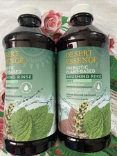 2~Prebiotic Plant-Based Brushing Rinse Mint Pure Australian Tea Tree Oil 15.8oz