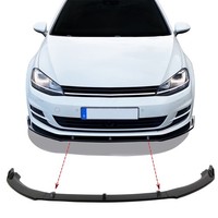 Spoilerlippe, Jom, Vorn, Passend FüR VW Golf 7 Bj. 2012-2019, Abs, Schwarz Gl...
