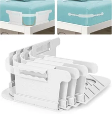 Bedsheet Holders for Corners – Quick Install, Keep Sheets Firm & Tight, Premiu