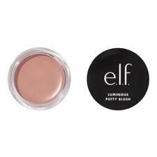e.l.f. Luminous Putty Blush, Putty-to-Powder, Buildable Blush With A Subtle...