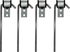4 Pcs Heavy Duty Exhaust Hanger Rod -Universal Use Exhaust Hanger - 3/8" Rod 10"