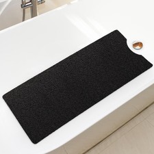 Bathtub Mat Non Slip Shower Mat Soft PVC Loofah Bath Tub Mats with Drain for ...