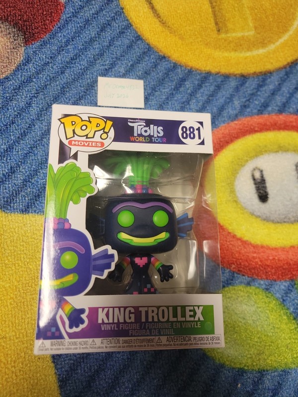 Funko Pop! Vinyl: Trolls World Tour - King Trollex #881 Save on S&H!