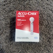 Accu-Chek Softclix Lancets 100ct Sterile Diabetic Lancets Blood Glucose Testing