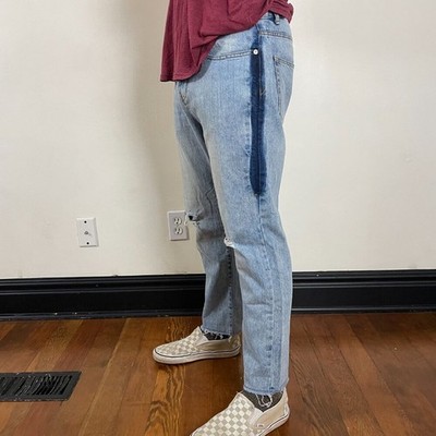 Stradivarius Ripped Regular Fit Jeans