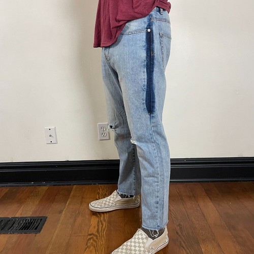 Stradivarius Ripped Regular Fit Jeans