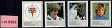 Lot 8263 - Falkland Is. Dependencies - 1982 MNH Princess Diana Postage Stamp Set