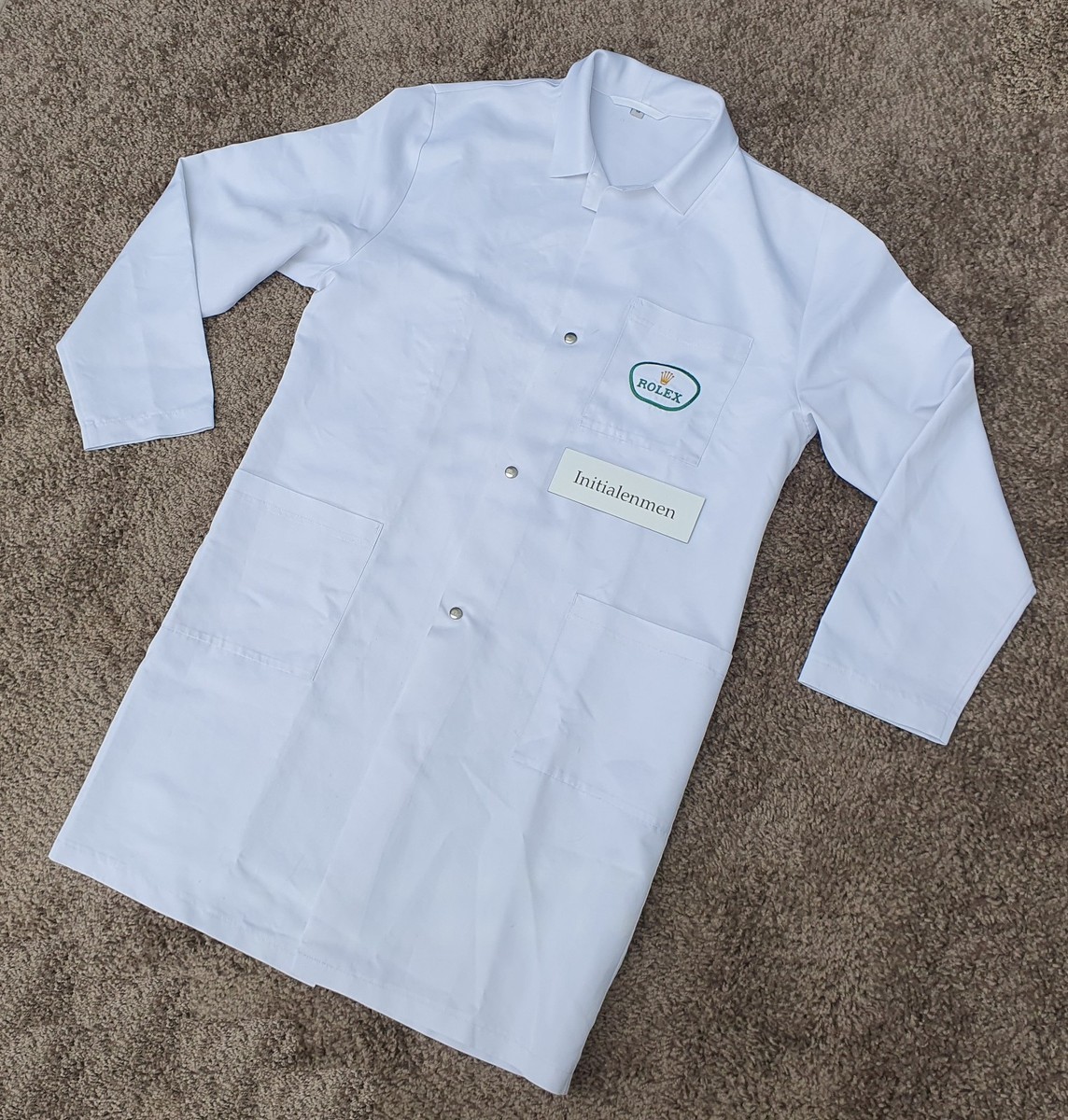 ROLEX watchmaker JACKET size 48 WHITE extremely RARE crown logo USED