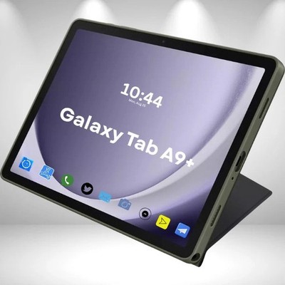 100% Authentic Samsung Book Cover Multi position Case Galaxy Tab A9+ BLACK/GREEN