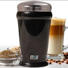 M4Y Electric Coffee Grinder, Bean, Nut & Spice Grinder, Powerful 150 Watt Motor