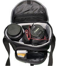 Canon EOS Rebel XS Digital SLR Camera w/ 18-55mm, EF 75-300mm Lens 2xbatt chargr