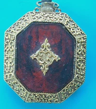 Max Factor Makeup Compact Vintage Gold Tone & Faux Tortoise Shell 60 years Old