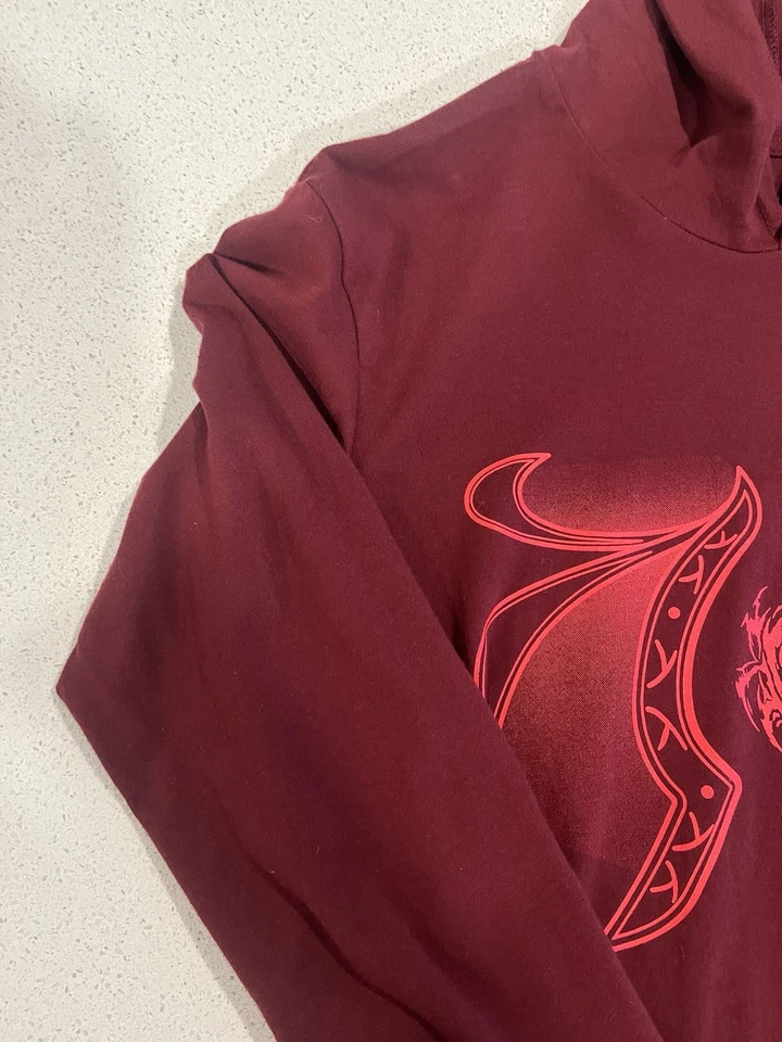 Lootwear Exclusive Elder Scrolls Bethesda Red Oblivion Hooded Long Sleeve Size L - Image 3 of 4