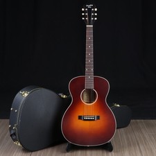 Recording King Series 11 000 Acoustic-Electric Guitar - Transparent Brownburst