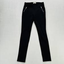 Hollister Pants Womens Small Black Skinny Leggings Zipper Pocket Stretch Casual