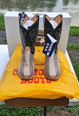 Cowtown Men's Cobra Cowboy Boots 807F, Square Toe, 11D