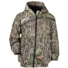Mossy Oak Kids Insulated Camo Cotton Twill Jacket Quilted Lining- Country Roots