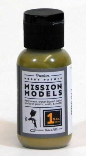 Mission Models MMP-017 Зелено-коричневая акриловая краска Grunbraun RAL 8000 1 унция 30 мл 1890₽